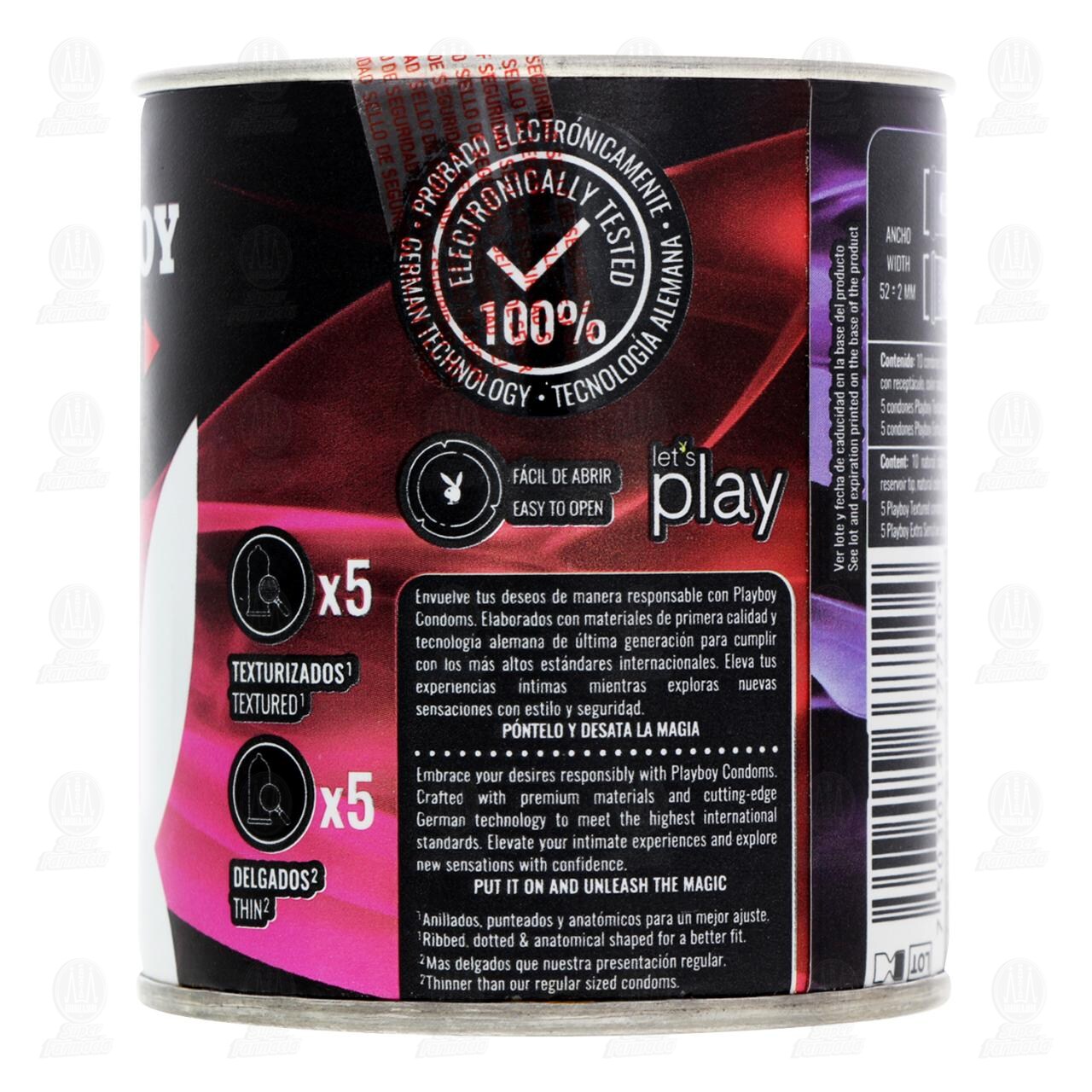Preservativo Playboy Mix & Play, 10 pzas. image number 2