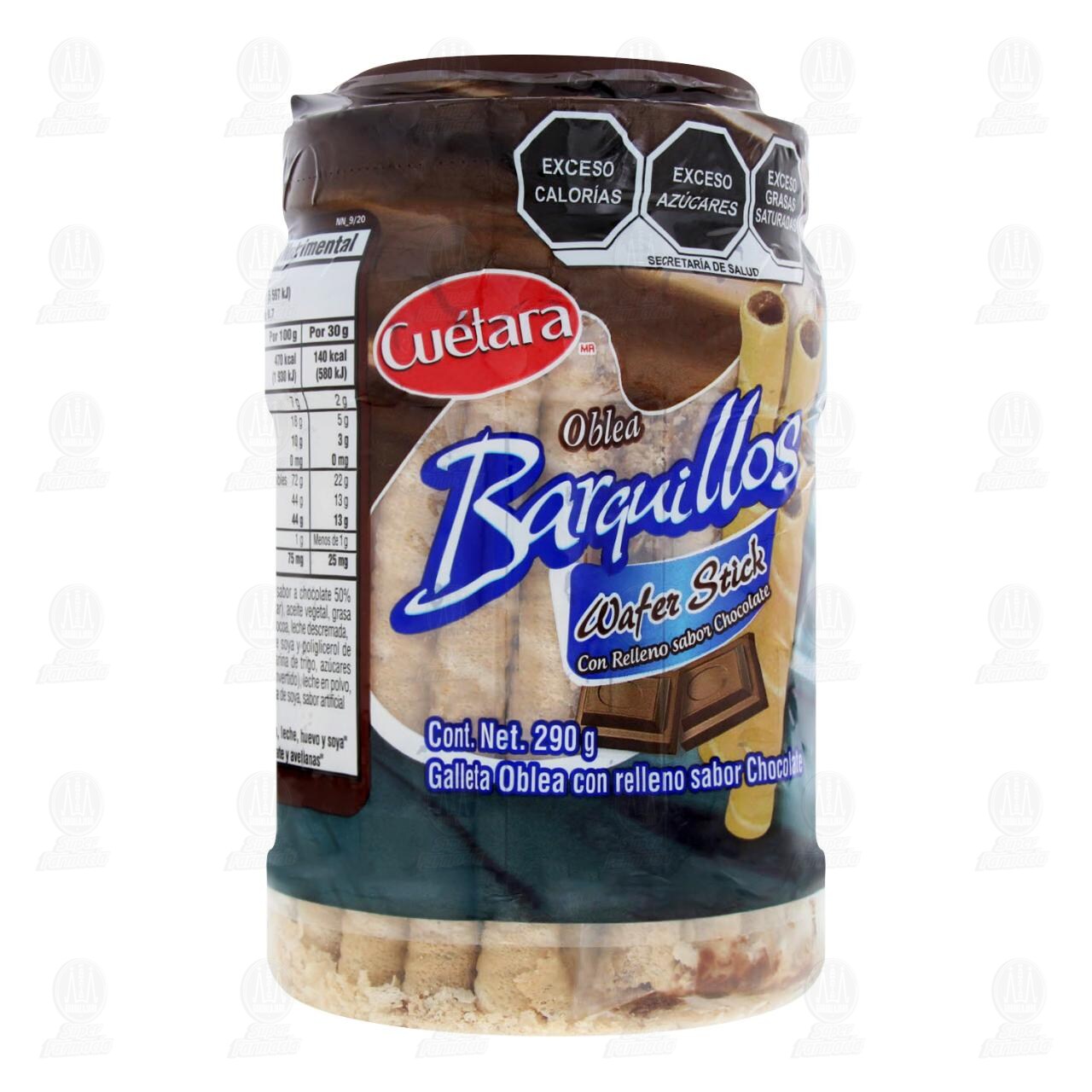 Barquillos Cuétara con Relleno Sabor Chocolate, 290 gr.