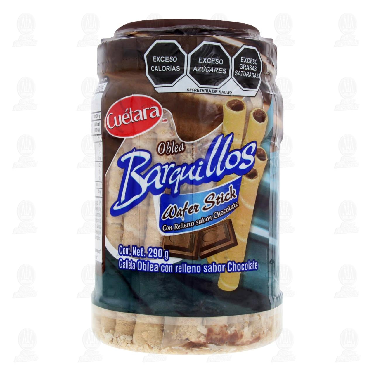 Barquillos Cu&eacute;tara con Relleno Sabor Chocolate, 290 gr. image number 1