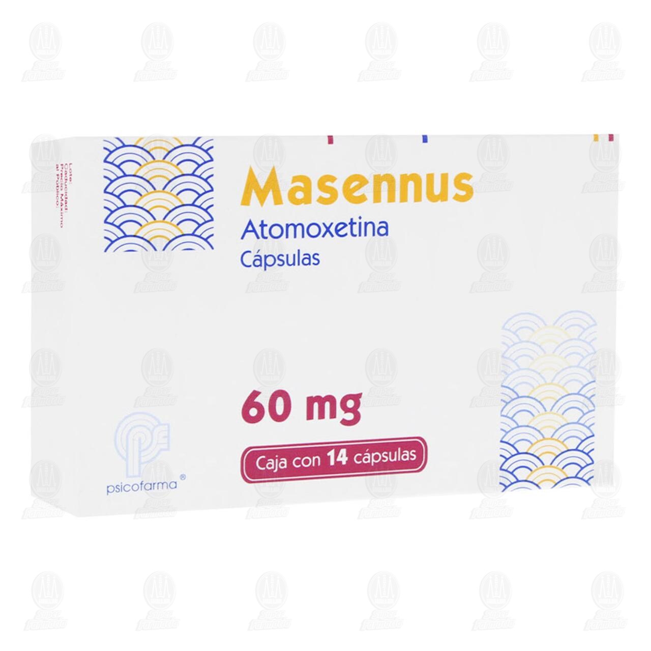 Masennus 60 mg, 14 C&aacute;psulas.