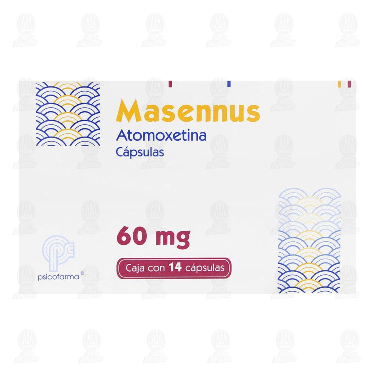 Masennus 60 mg, 14 C&aacute;psulas. image number 1