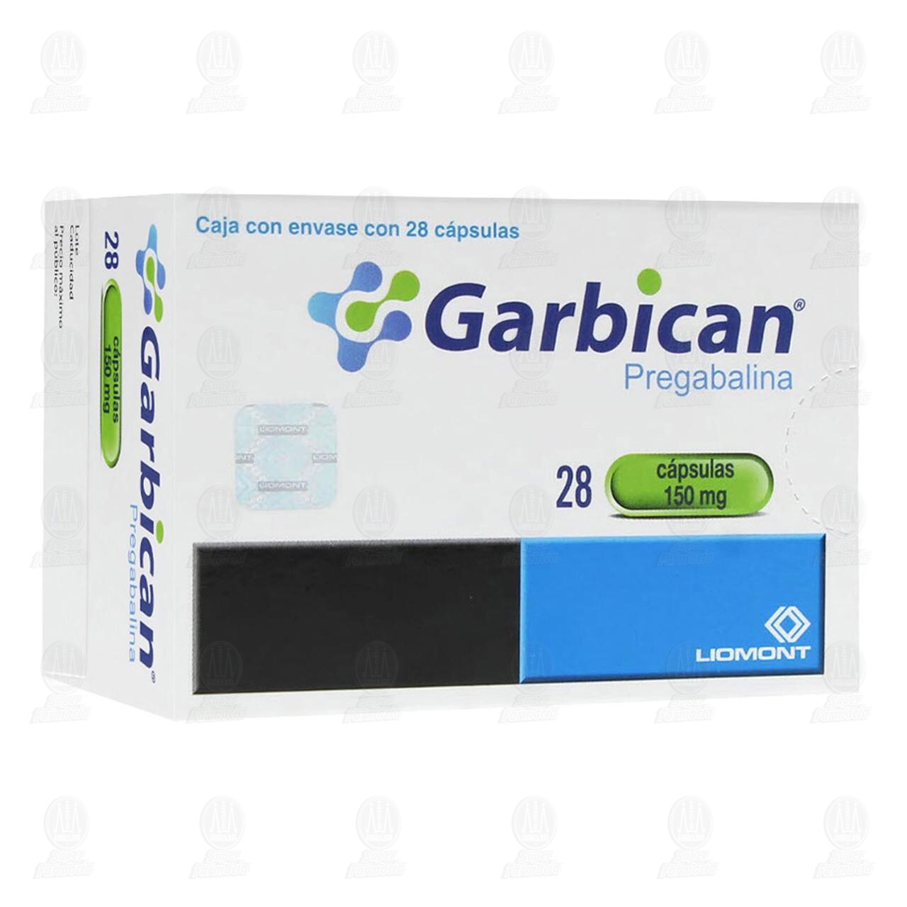 Garbican 150 mg, 28 C&aacute;psulas. image number 0