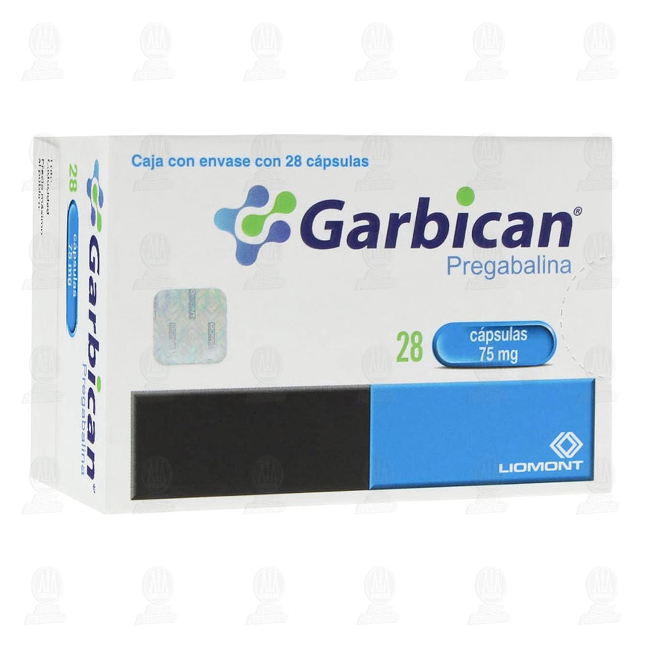 Garbican 75 mg, 28 C&aacute;psulas. image number 0
