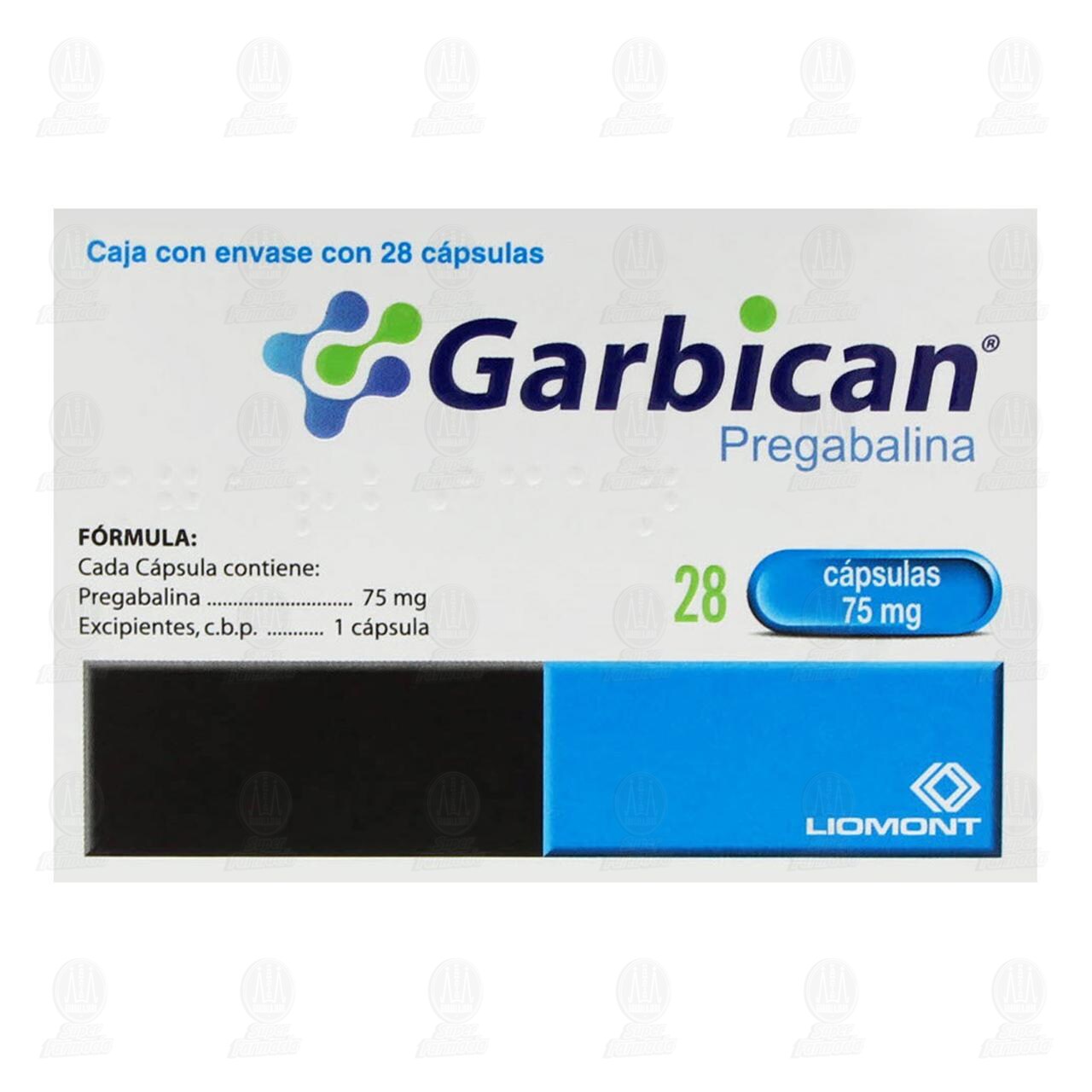 Garbican 75 mg, 28 C&aacute;psulas. image number 2
