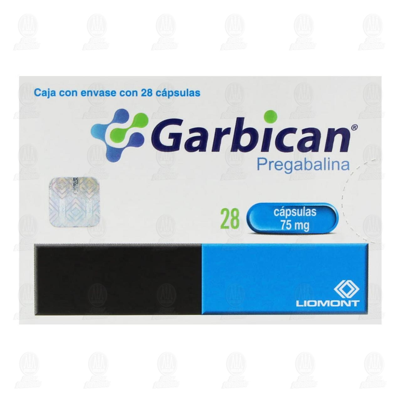 Garbican 75 mg, 28 C&aacute;psulas. image number 1