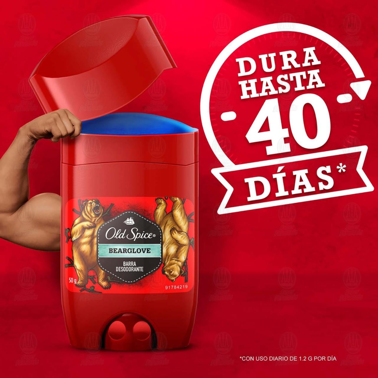 Barra Desodorante Old Spice Wild Bearglove, 50 gr. image number 4