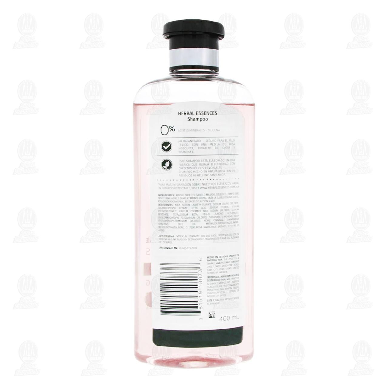 Shampoo Herbal Essences Classic Smooth, 400 ml. image number 2