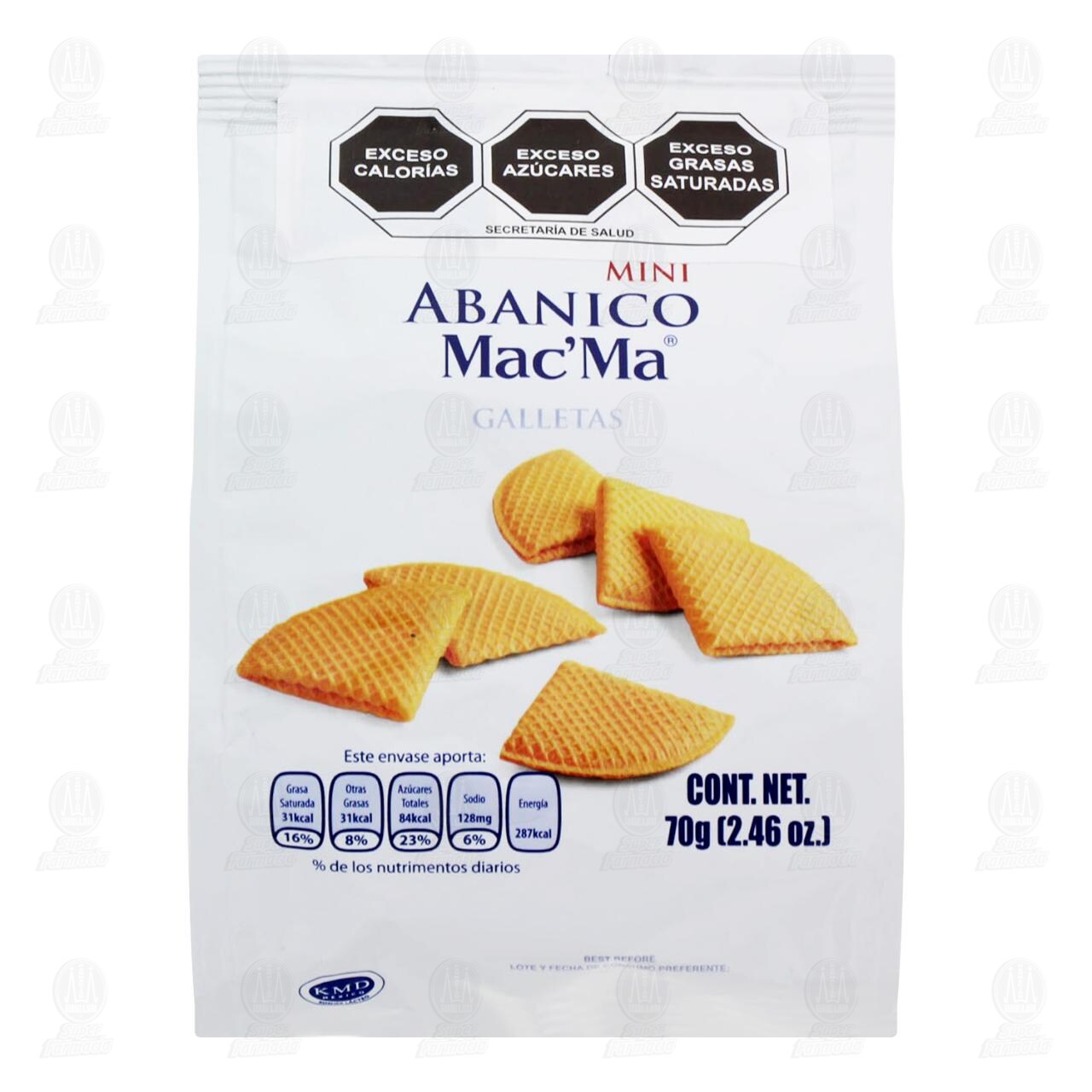 Galletas Abanico Mac'Ma Mini, 70 gr. image number 0
