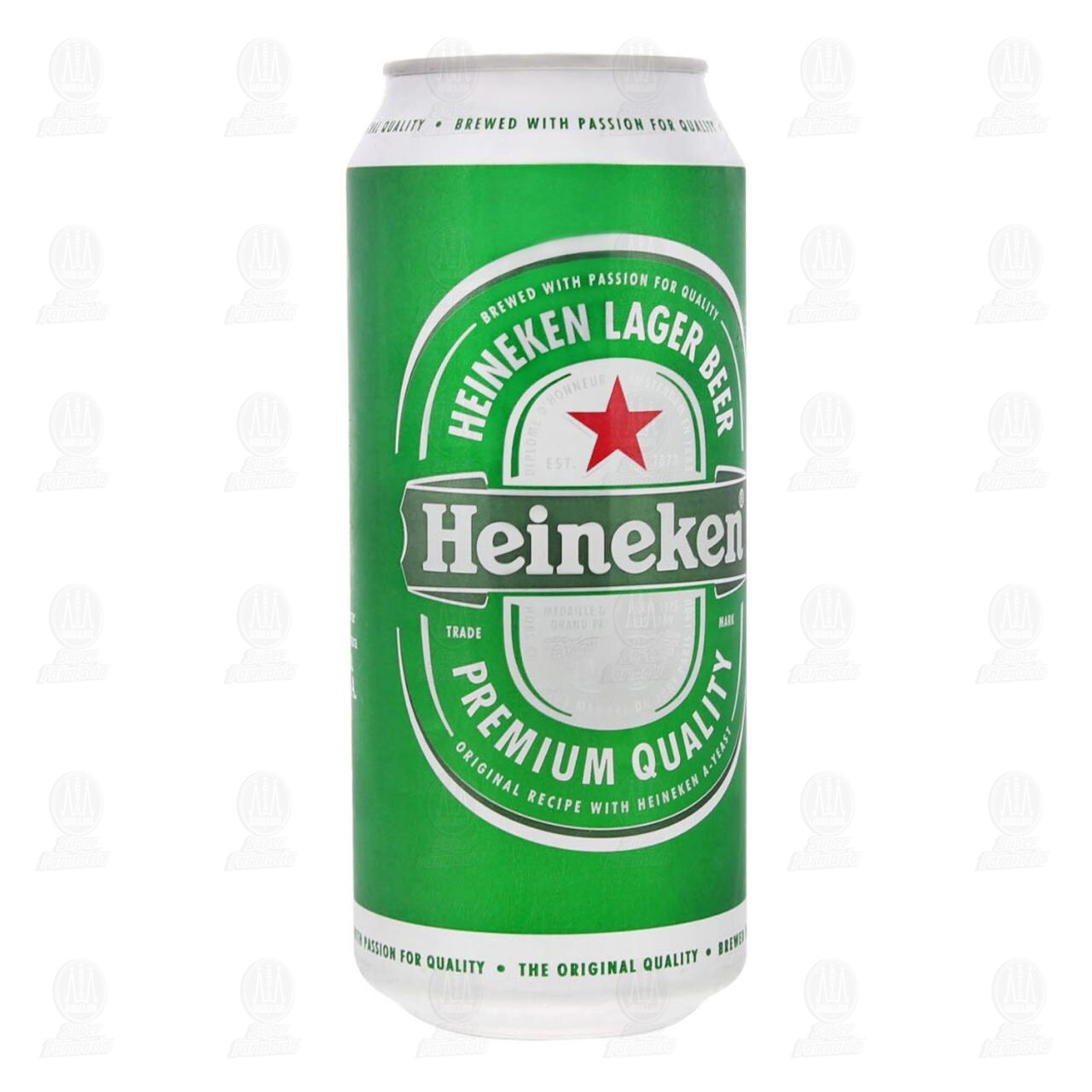 Cerveza Heineken Lager, 473 ml.