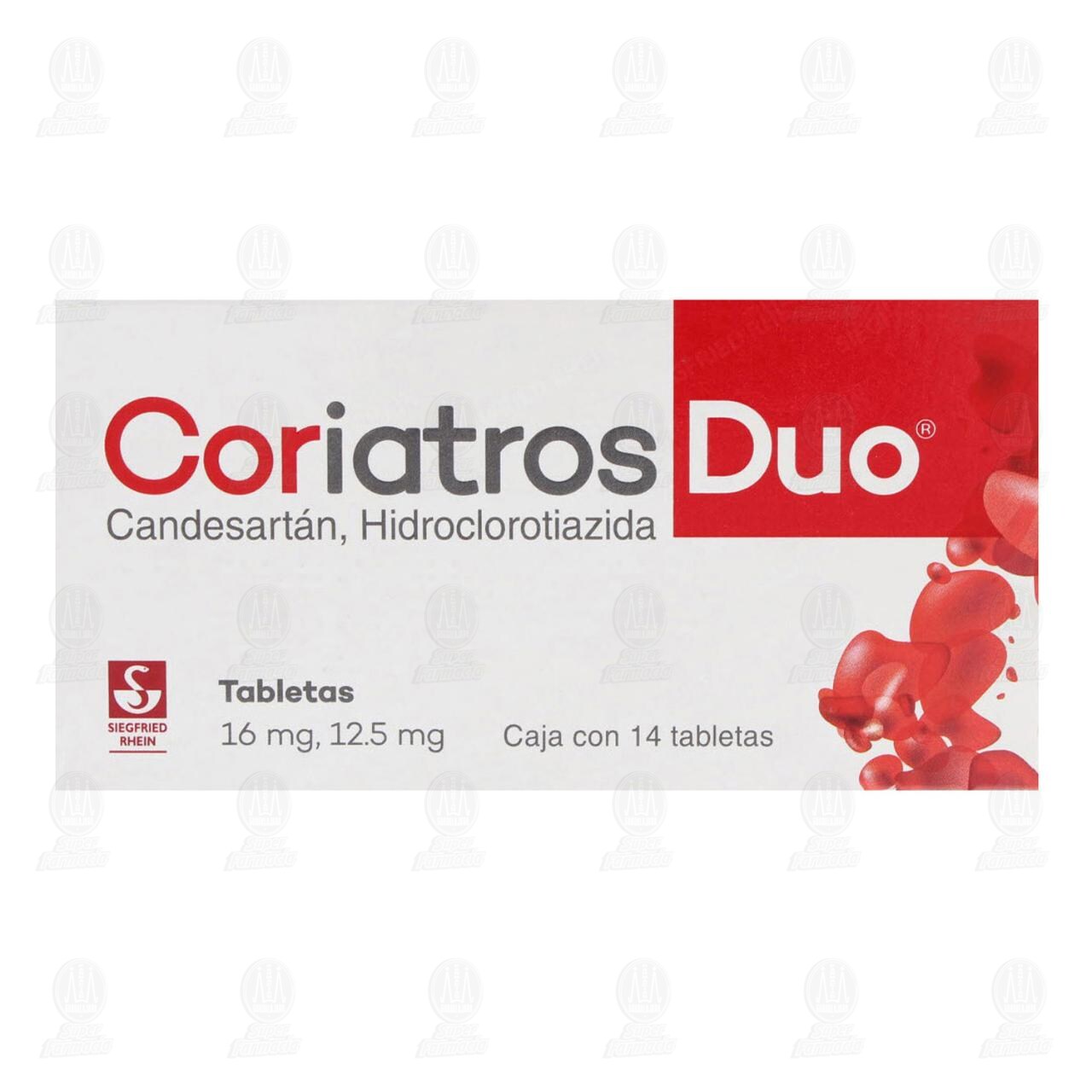 Coriatros Duo 16mg/12.5mg, 14 Tabletas. image number 1