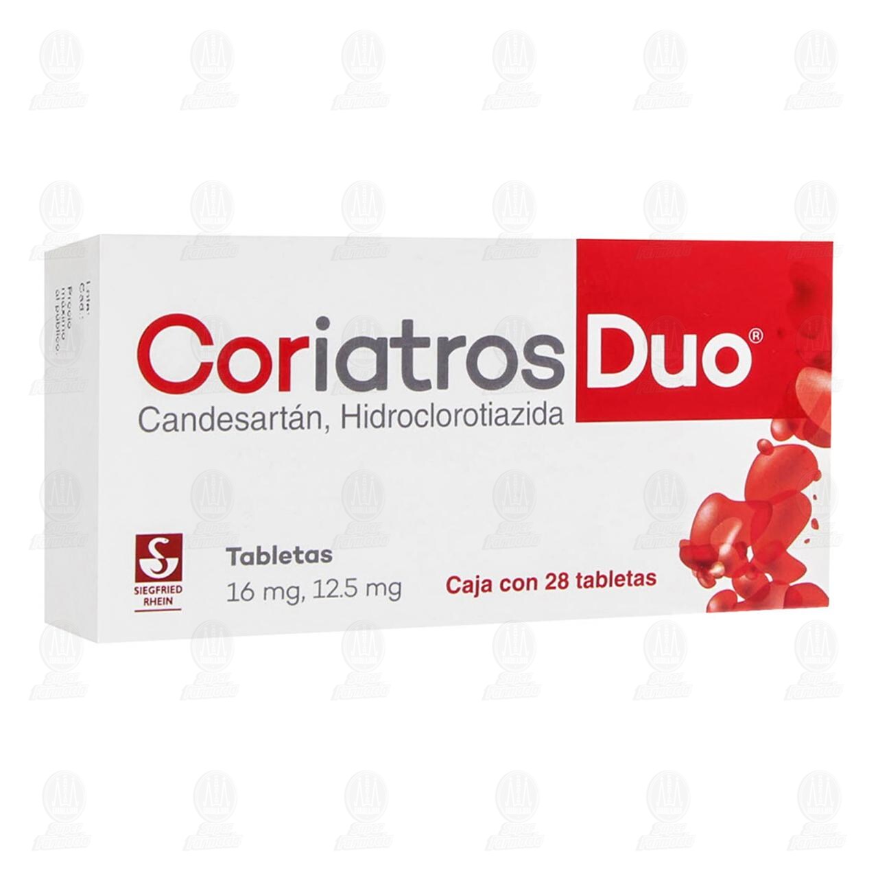 Coriatros Duo 16mg/12.5mg, 28 Tabletas. image number 0