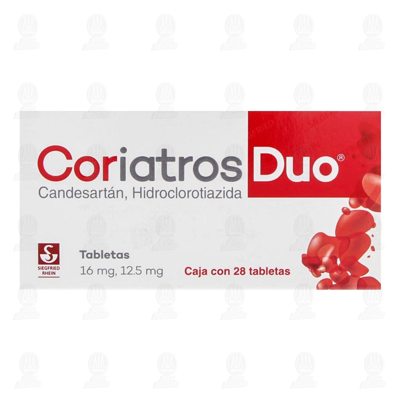 Coriatros Duo 16mg/12.5mg, 28 Tabletas. image number 1