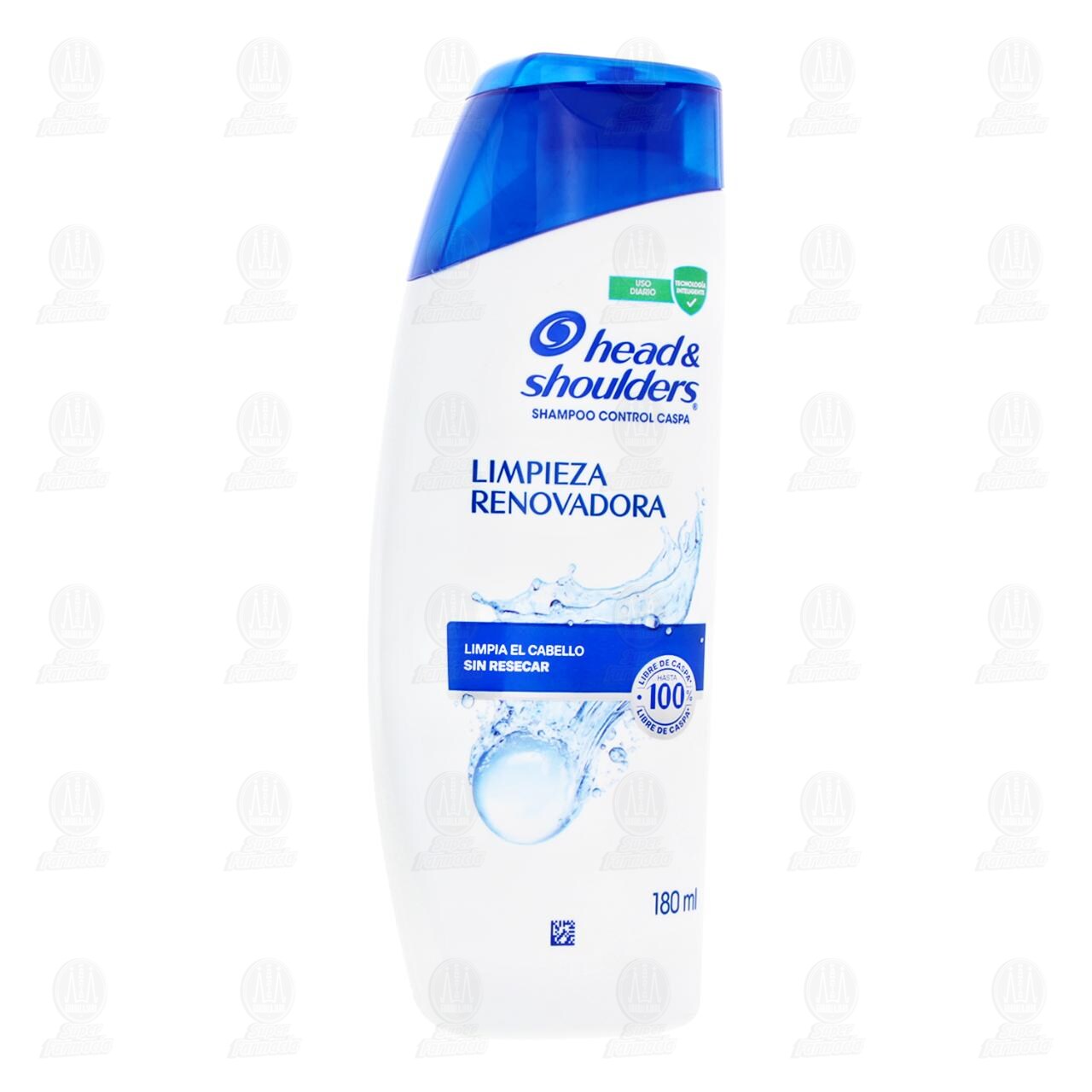 Shampoo Head & Shoulders Limpieza Renovadora, 180 ml.