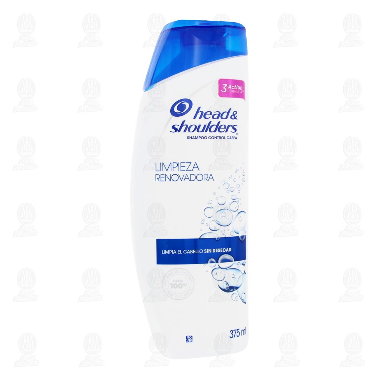 Shampoo Head & Shoulders Limpieza Renovadora, 375 ml.