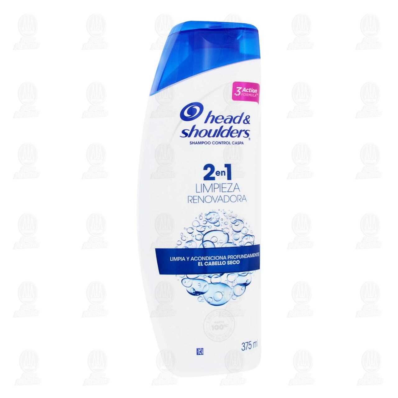 Shampoo Head & Shoulders Limpieza Renovadora 2 en 1, 375 ml. image number 0