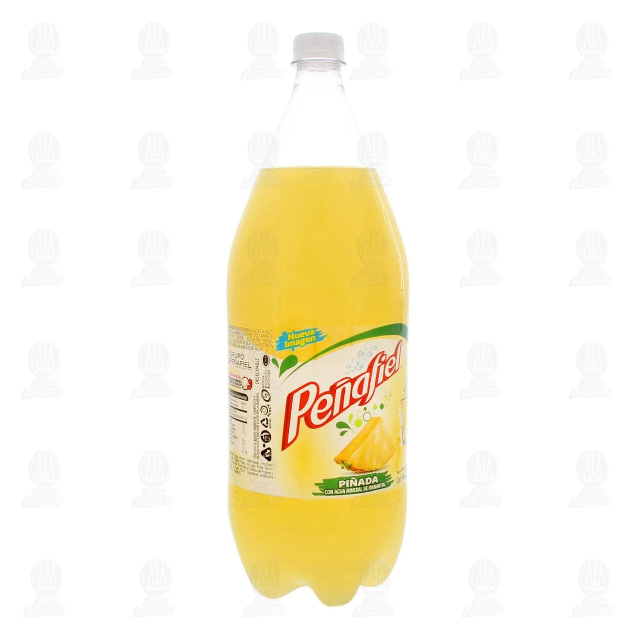 Imagen para Agua mineral Peñafiel de manantial Piñada, sabor a piña. Botella de 2 litros.