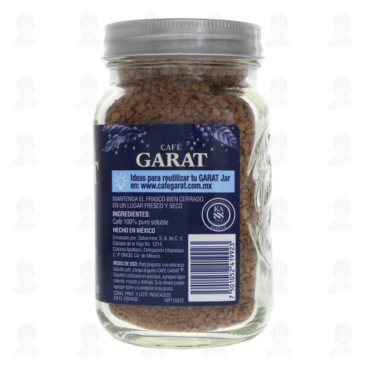 Caf&eacute; Soluble Garat Gourmet Puro, 125 gr. image number 2