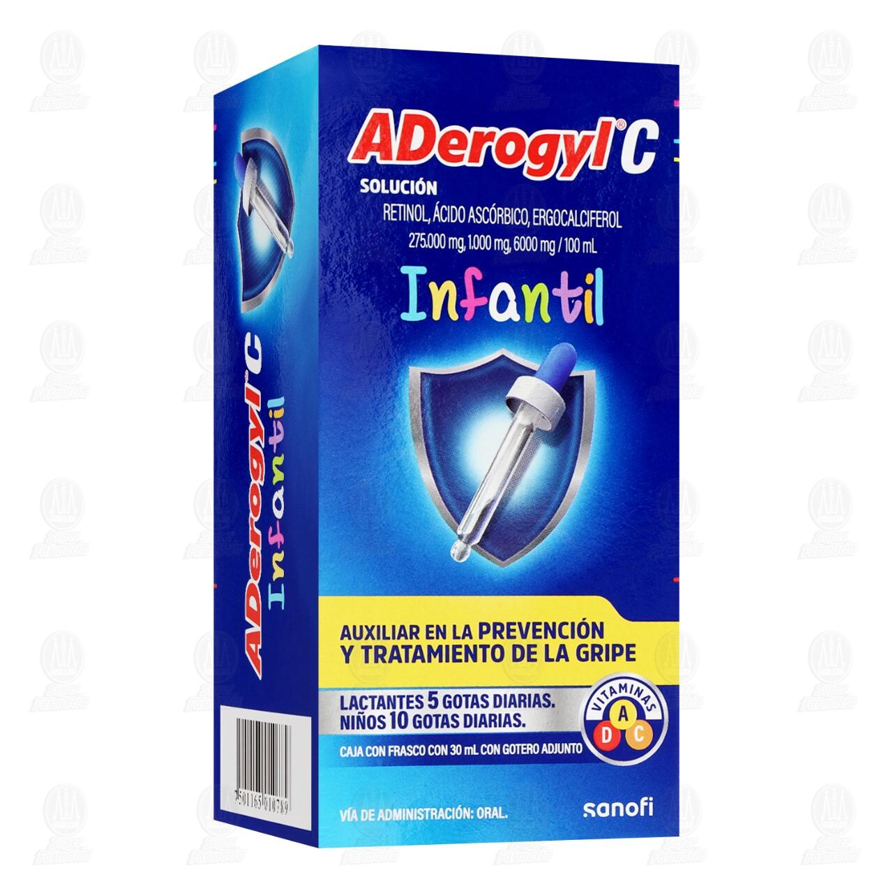 Aderogyl C Multivitam&iacute;nico Infantil, 30 ml. image number 0