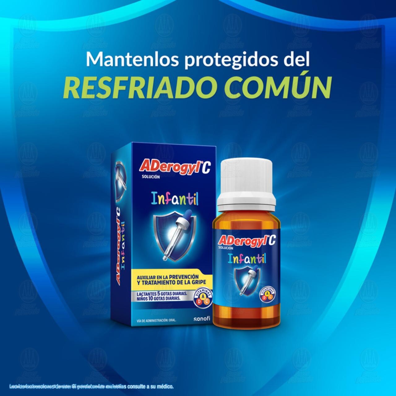 Aderogyl C Multivitam&iacute;nico Infantil, 30 ml. image number 2