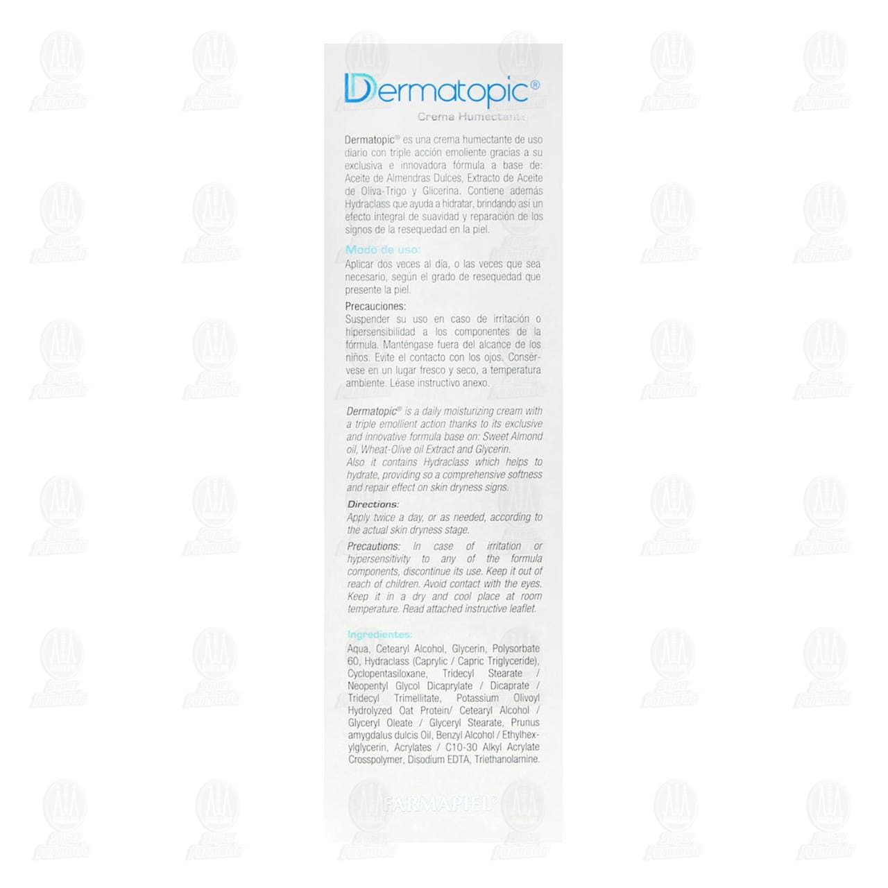 Dermatopic Crema Humectante, 250 gr. image number 2