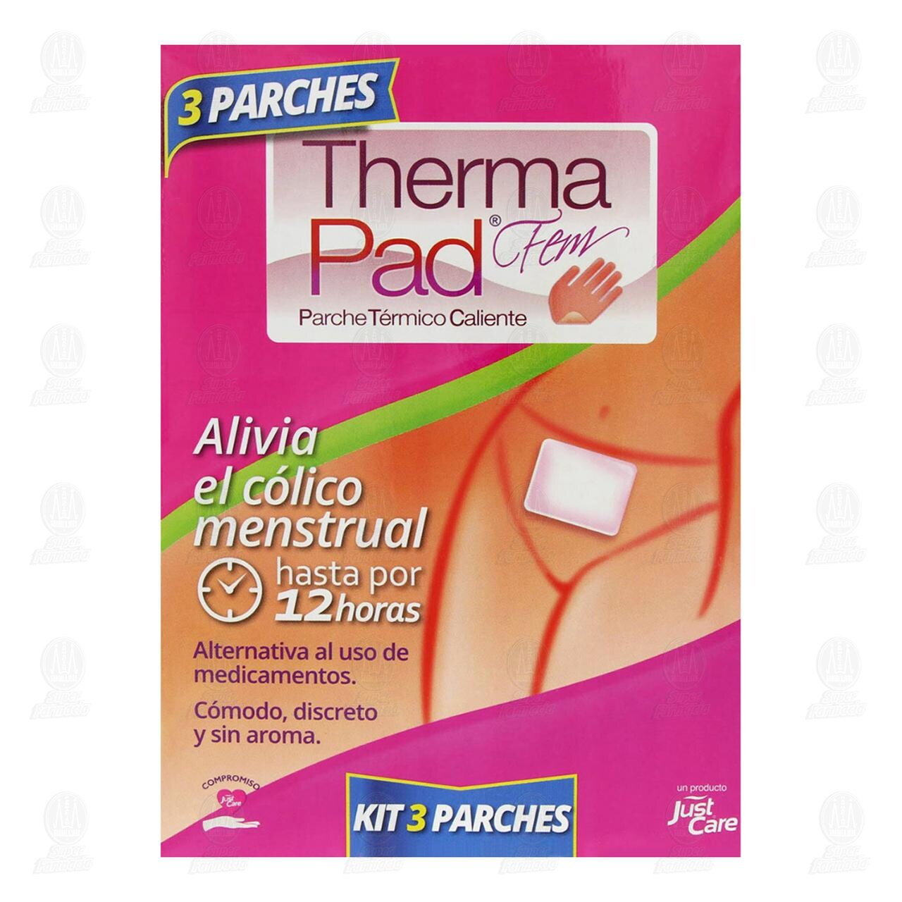 Parche Thermapad Fem T&eacute;rmico, 3 pzas. image number 1