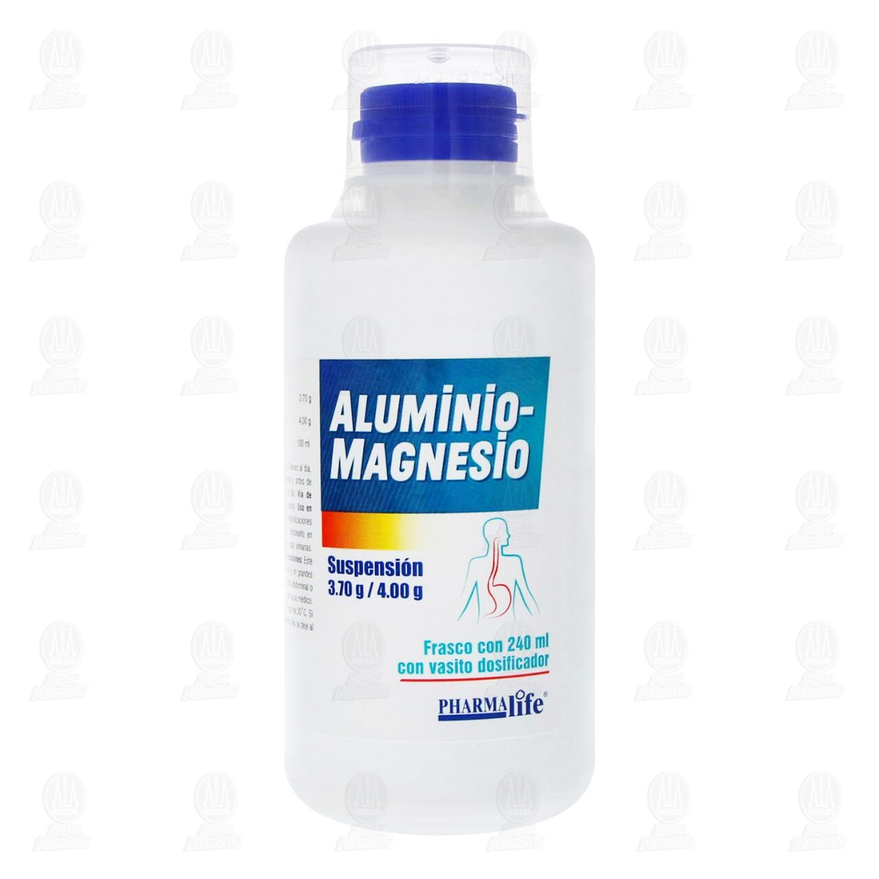 Aluminio Magnesio 3.70gr/4.0gr Suspensi&oacute;n, 240 ml Pharmalife. image number 1