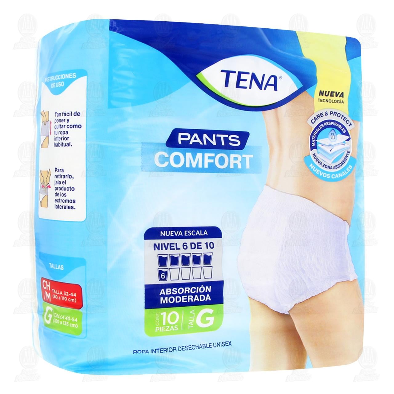 Pañales Para Adultos Tena Pants Maxi Protect 10 Piezas