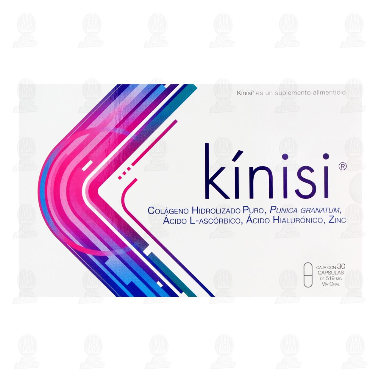 K&iacute;nisi 519 mg, 30 c&aacute;psulas. image number 1