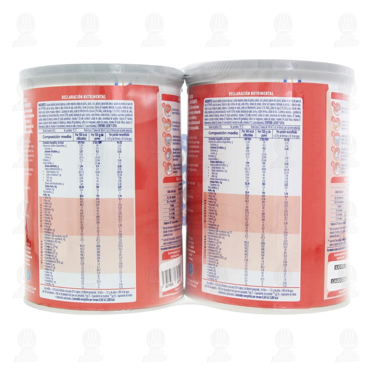 Fórmula Infantil NAN Expert Pro Sin Lactosa a partir del Nacimiento, 2 pzas. image number 2