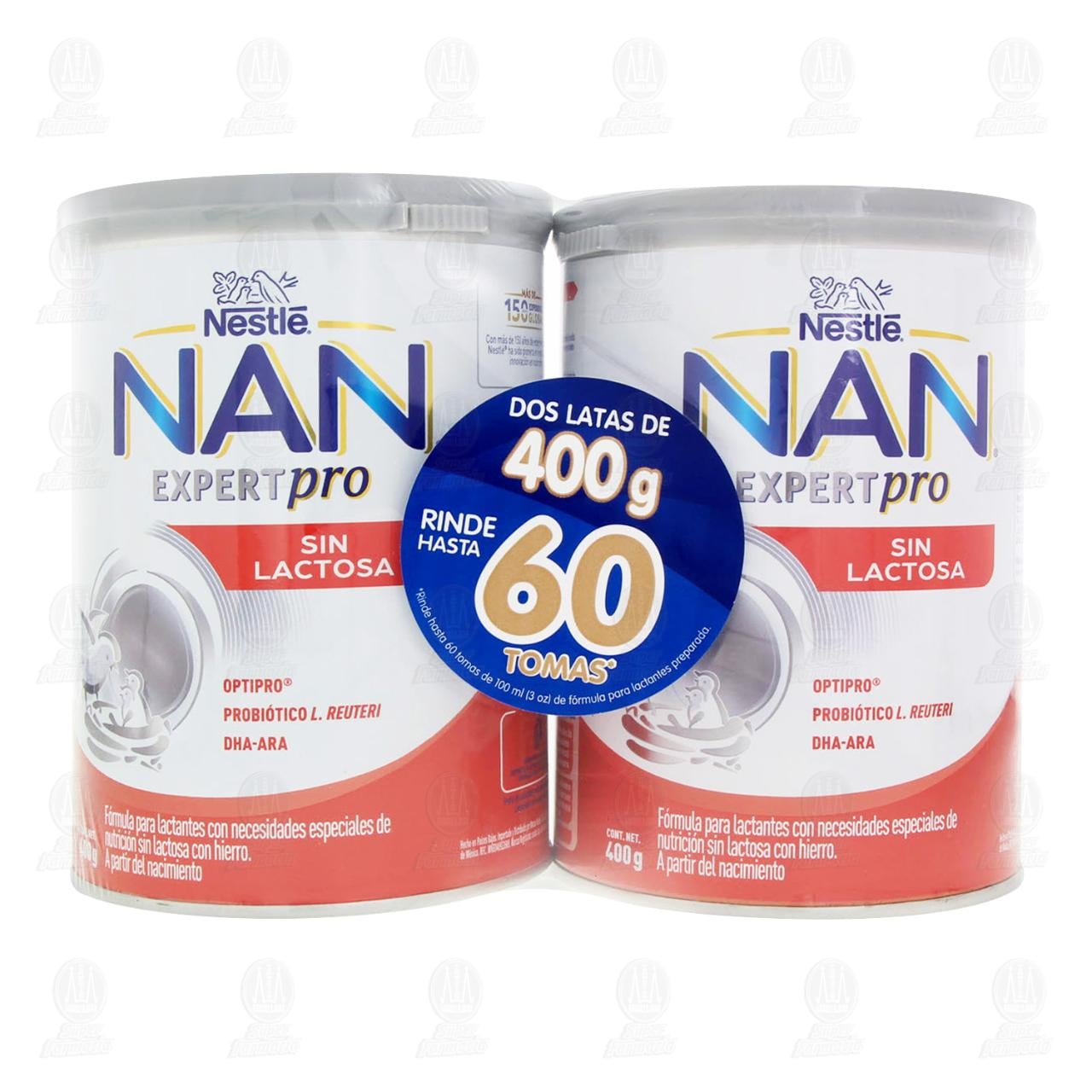 Fórmula Infantil NAN con 2 Latas de 1.2 kg c/u | Sam's Club