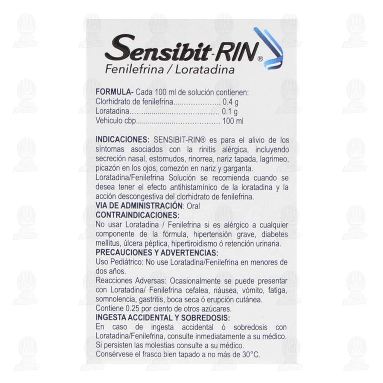 Sensibit-Rin Solución 0.4gr/0.1gr, 60 ml. image number 2
