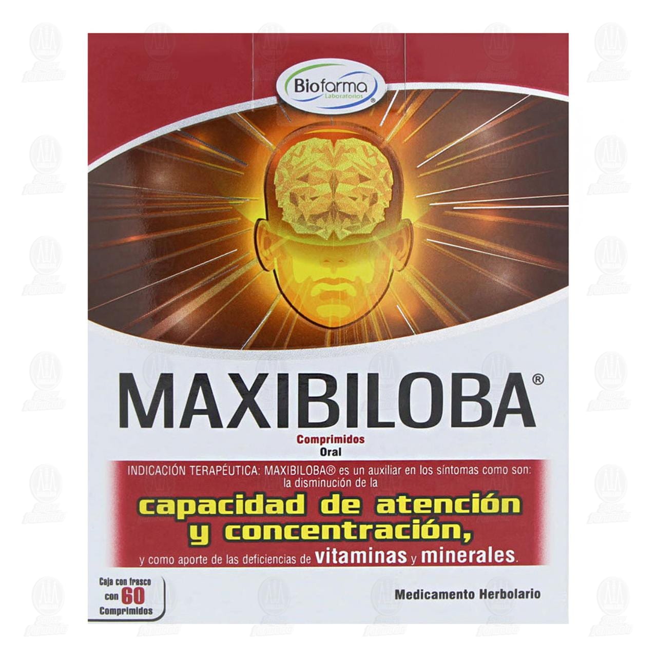 Maxibiloba, 60 Comprimidos. image number 1