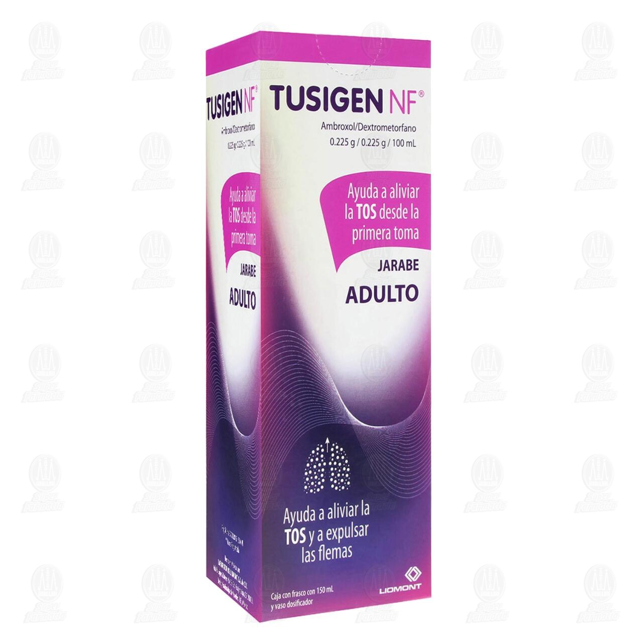 Tusigen NF.225gr/100ml Jarabe Adulto, 150 ml. image number 0