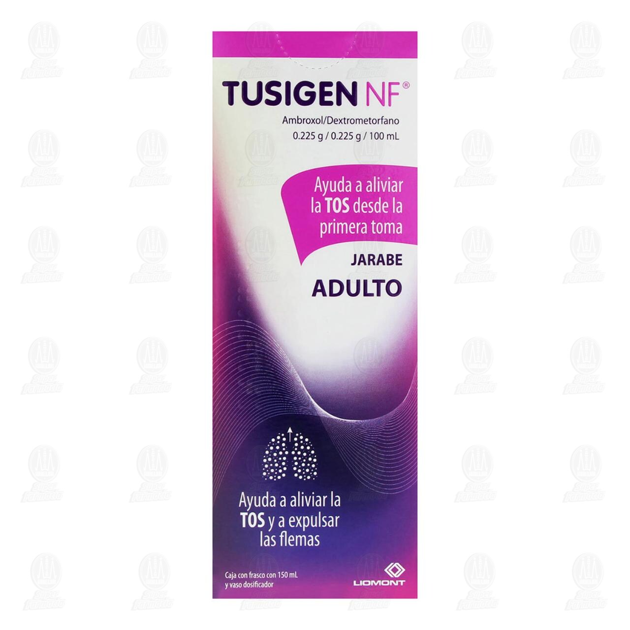 Tusigen NF.225gr/100ml Jarabe Adulto, 150 ml. image number 1