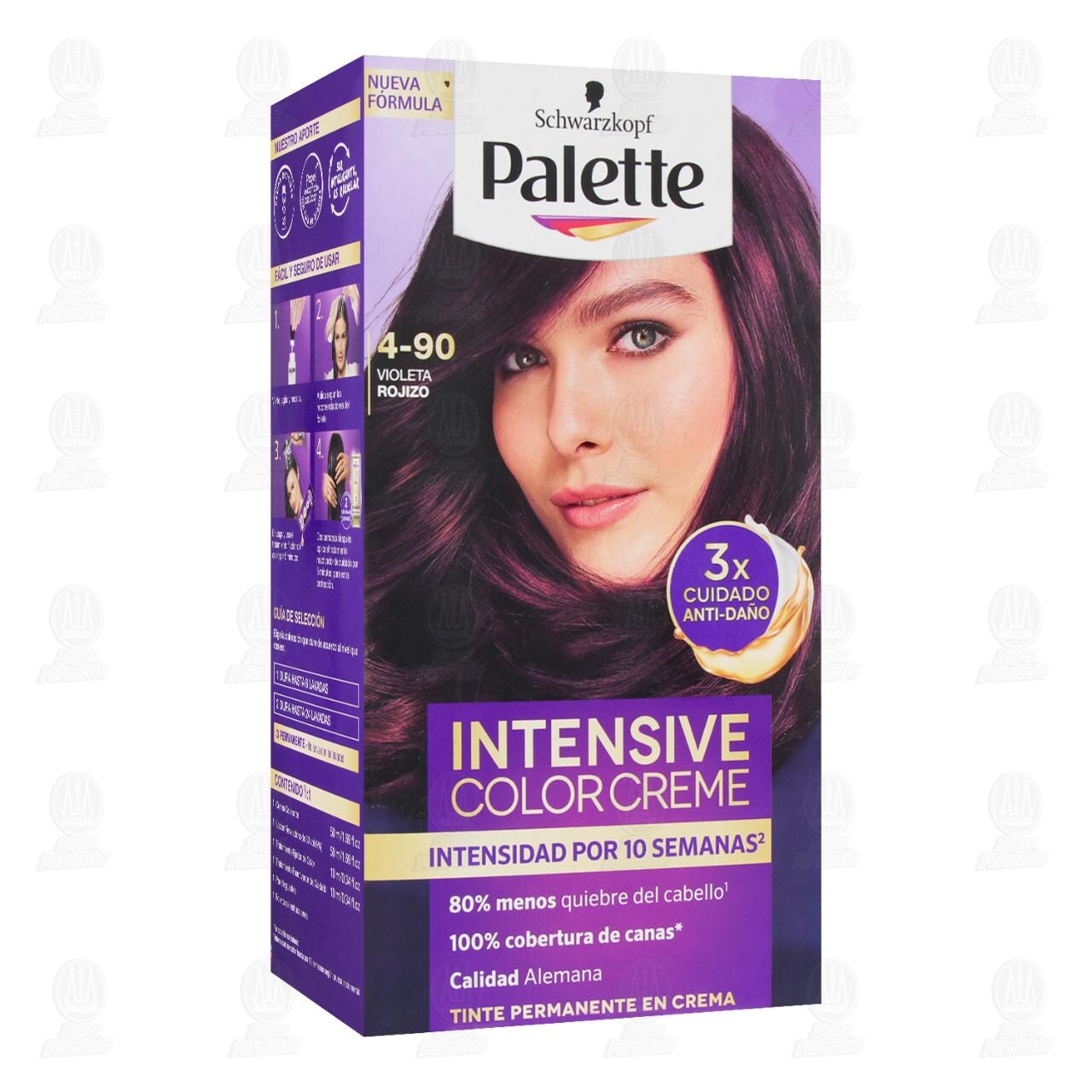Tinte Palette Intensive Color Creme Violeta Rojizo (4-90), 1 pz. image number 0