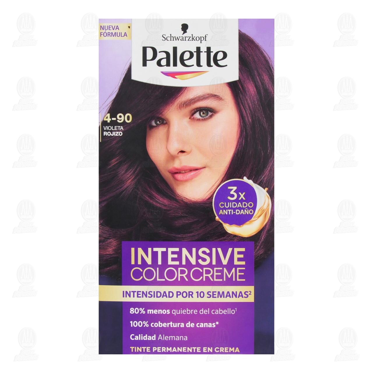 Tinte Palette Intensive Color Creme Violeta Rojizo (4-90), 1 pz. image number 1