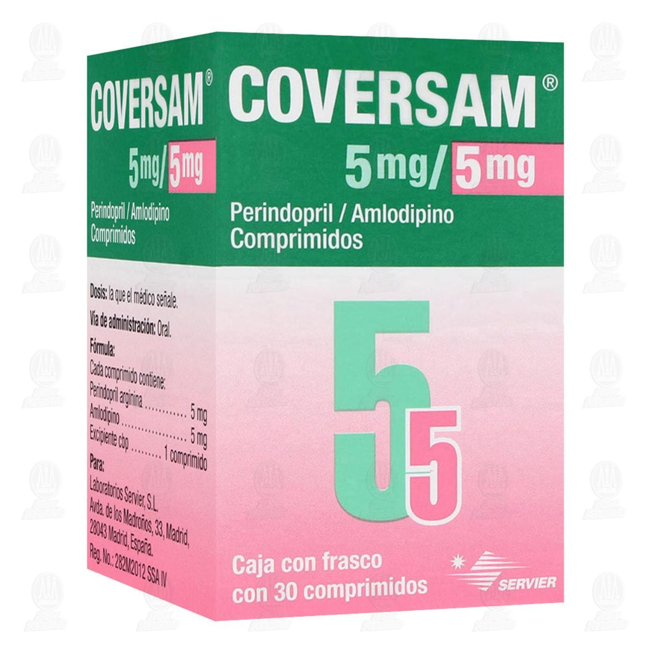 Coversam 5mg/5mg, 30 Comprimidos. image number 0