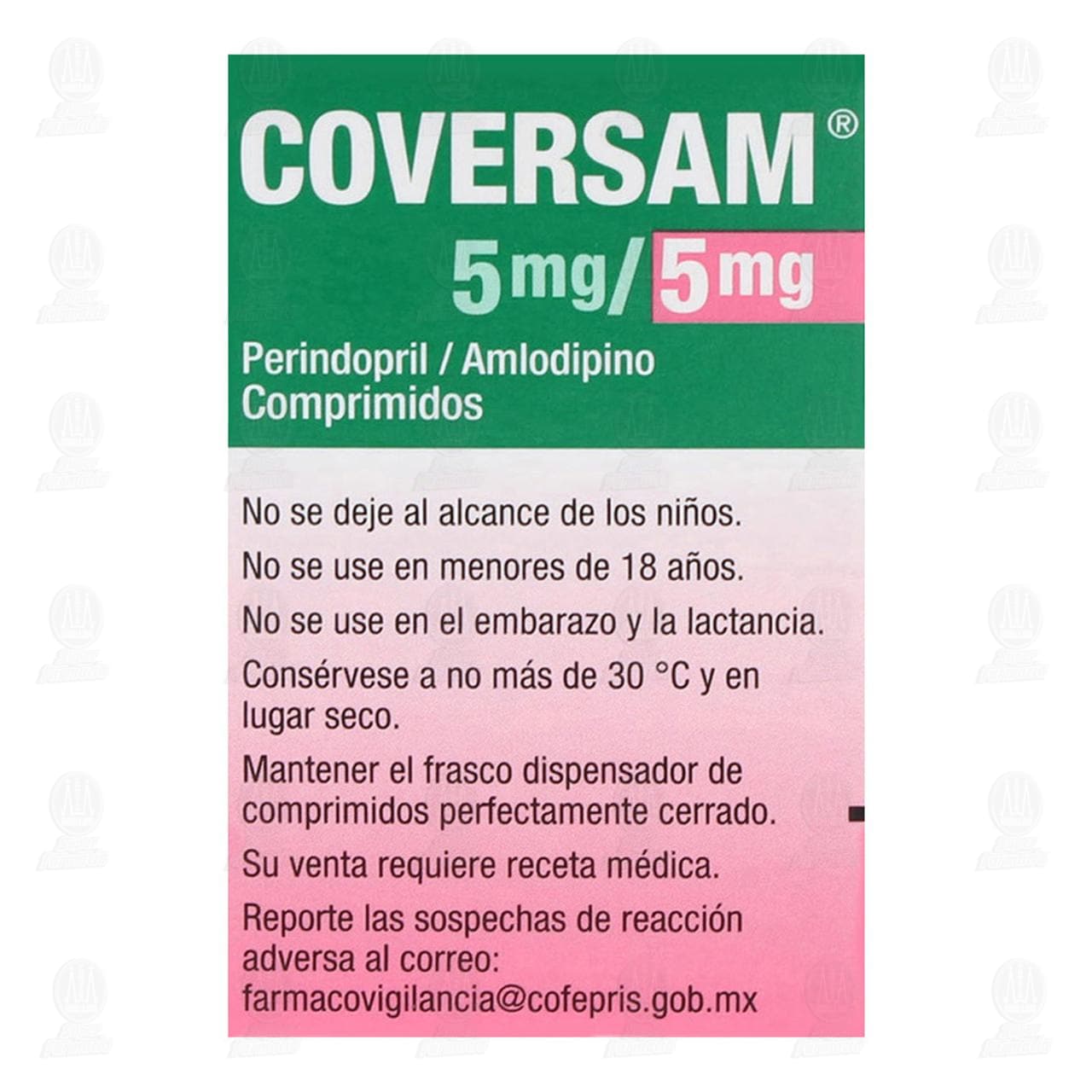 Coversam 5mg/5mg, 30 Comprimidos. image number 2