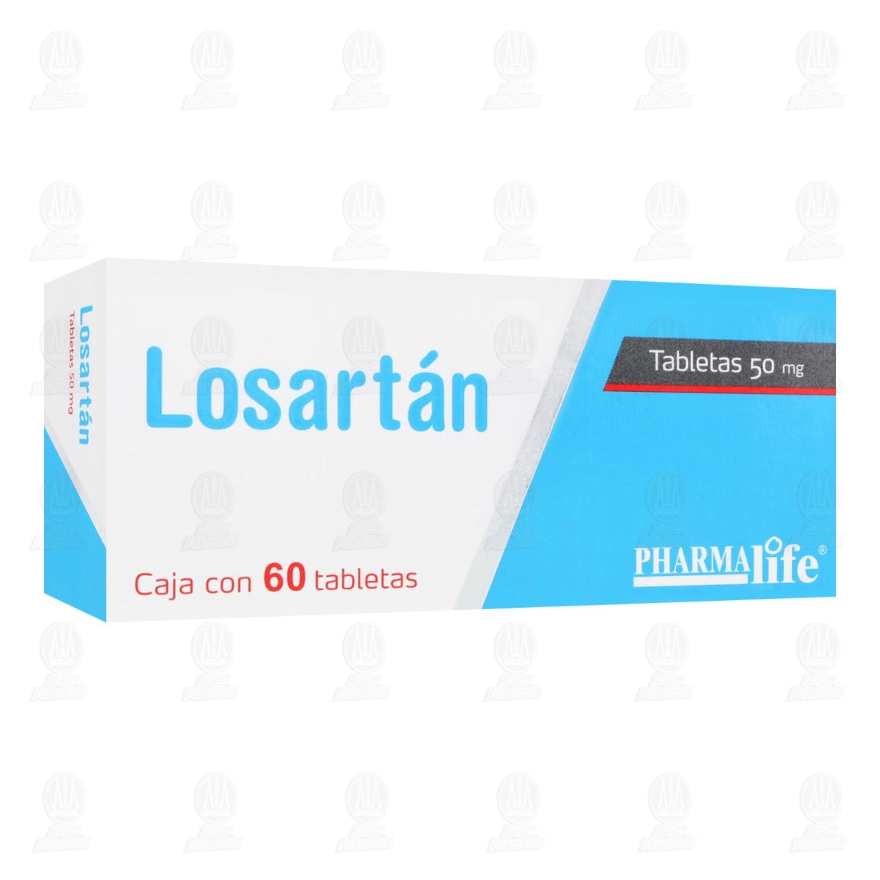 Losartán 50 mg, 60 Tabletas Pharmalife.