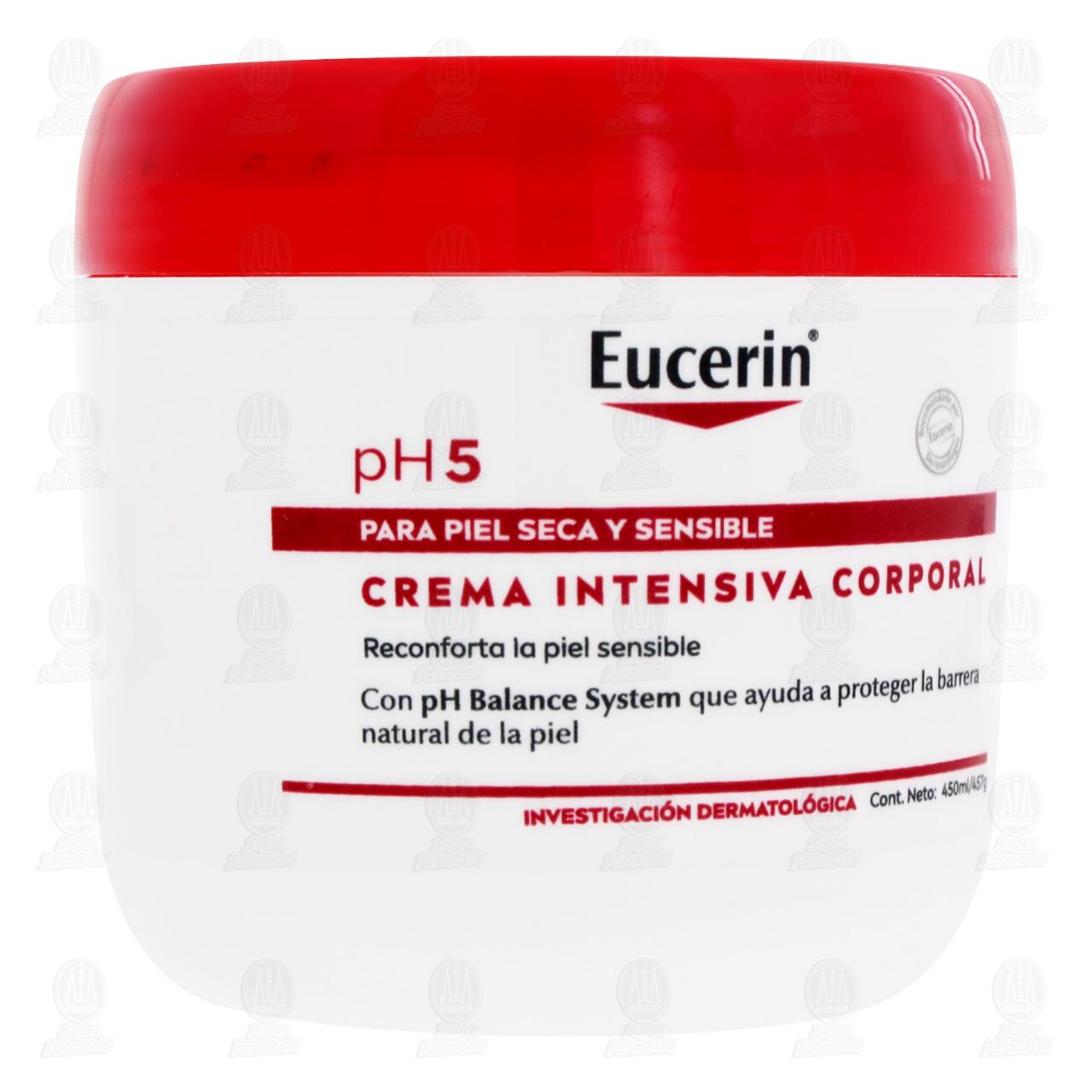 Eucerin pH5 Crema Intensiva Corporal para Piel Seca y Sensible, 450 ml.