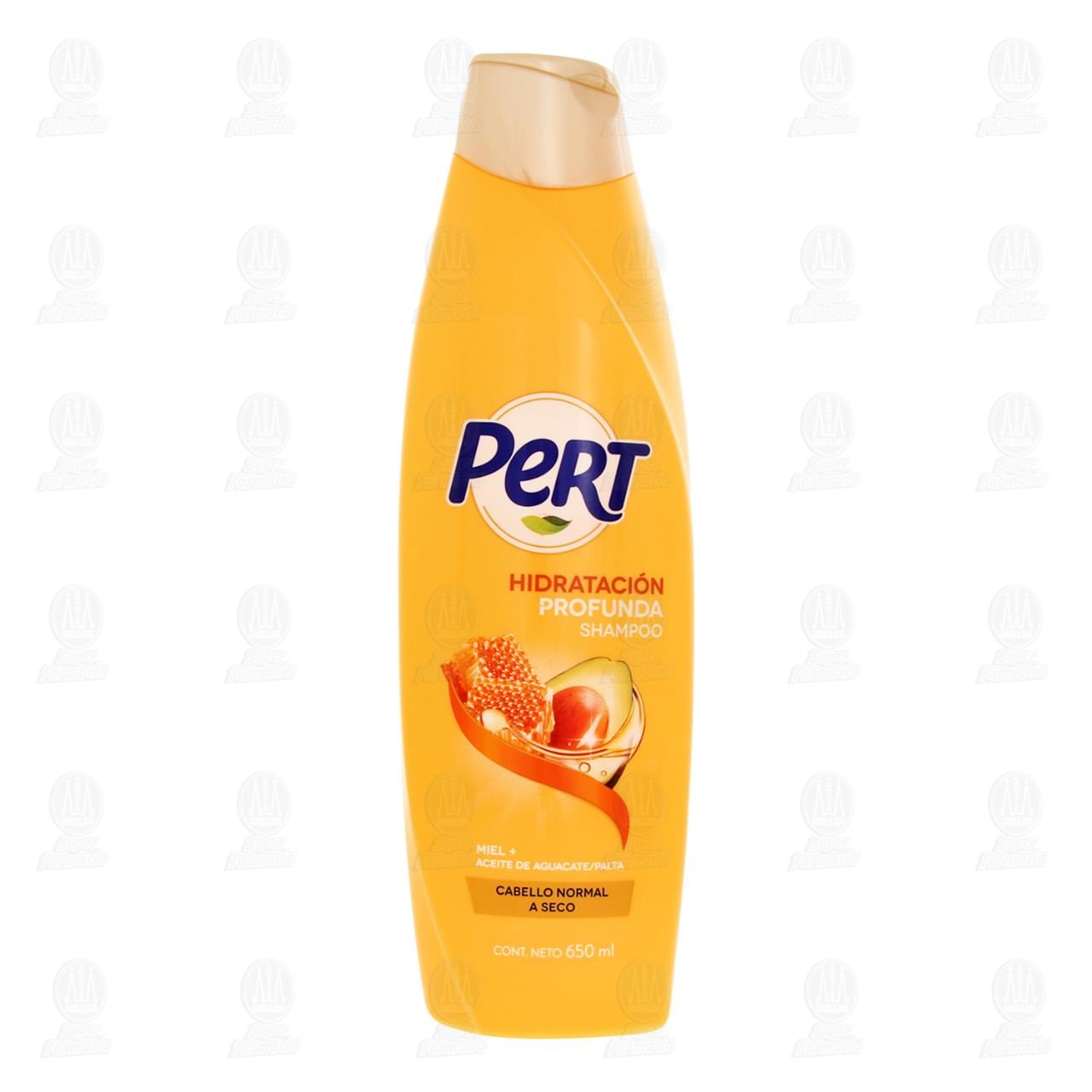 Shampoo Pert Hidrataci&oacute;n Profunda con Miel m&aacute;s Aceite de Aguacate/Palta, 650 ml. image number 1