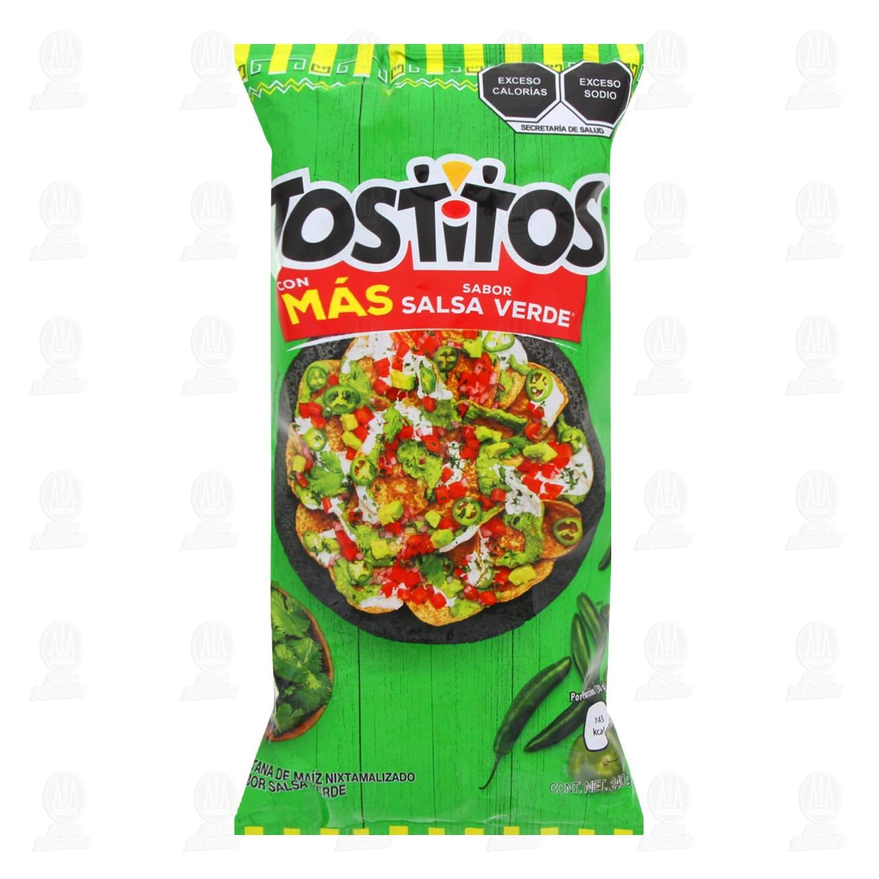 Imagen para Botana Tostitos Sabor Salsa Verde, 240 gr.