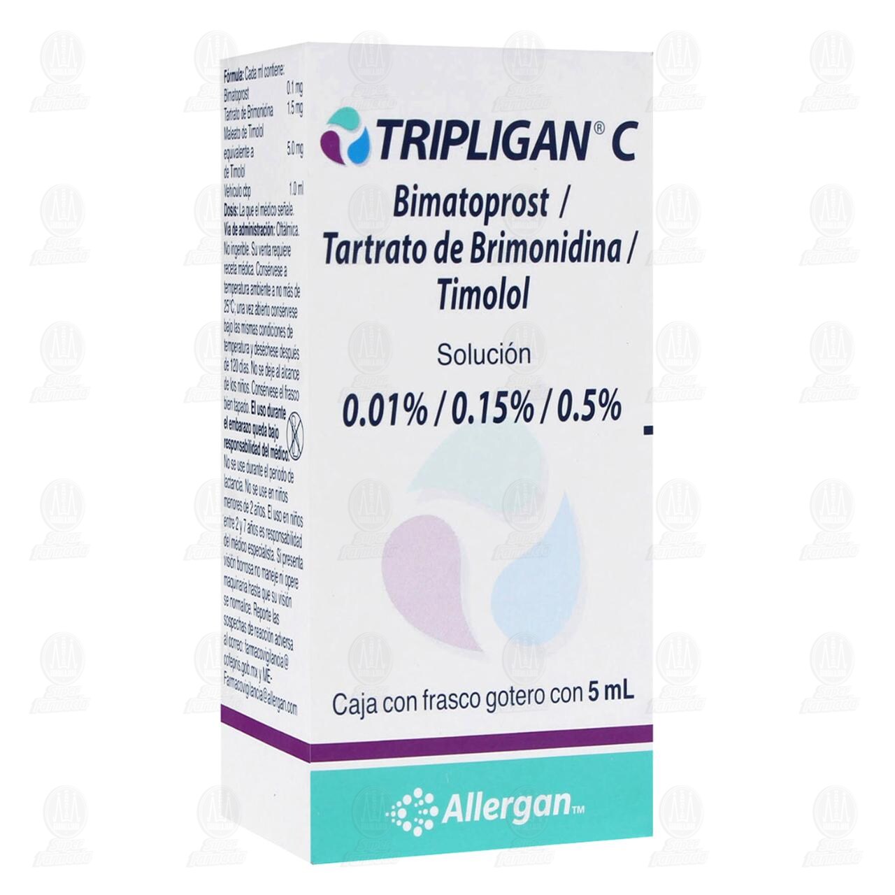 Tripligan C .01/.15/.5% Soluci&oacute;n, 5 ml. image number 0
