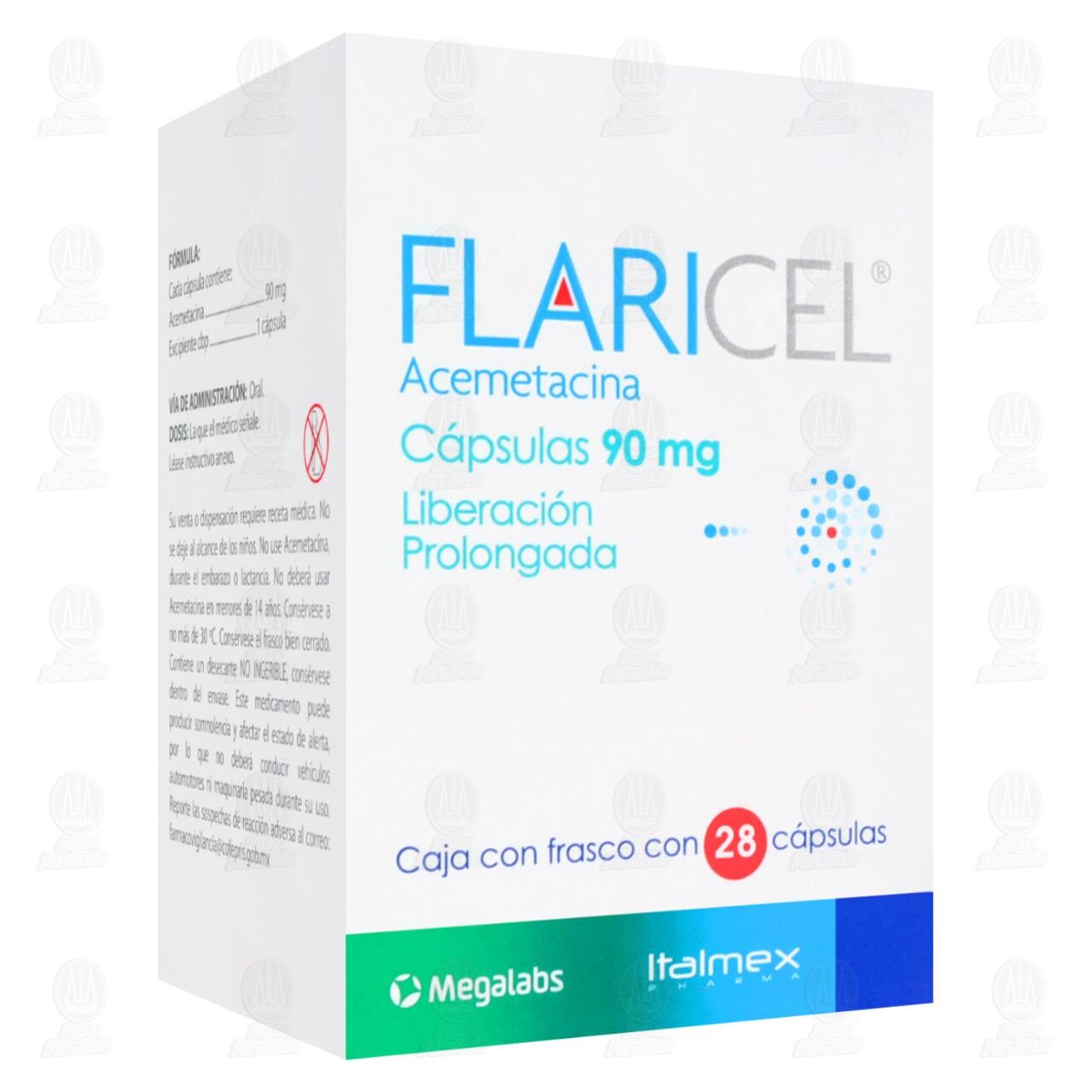Flaricel 90 mg, 28 C&aacute;psulas. image number 0