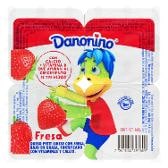 Queso Petit Suisse Danonino con Fresa Natural 84 g