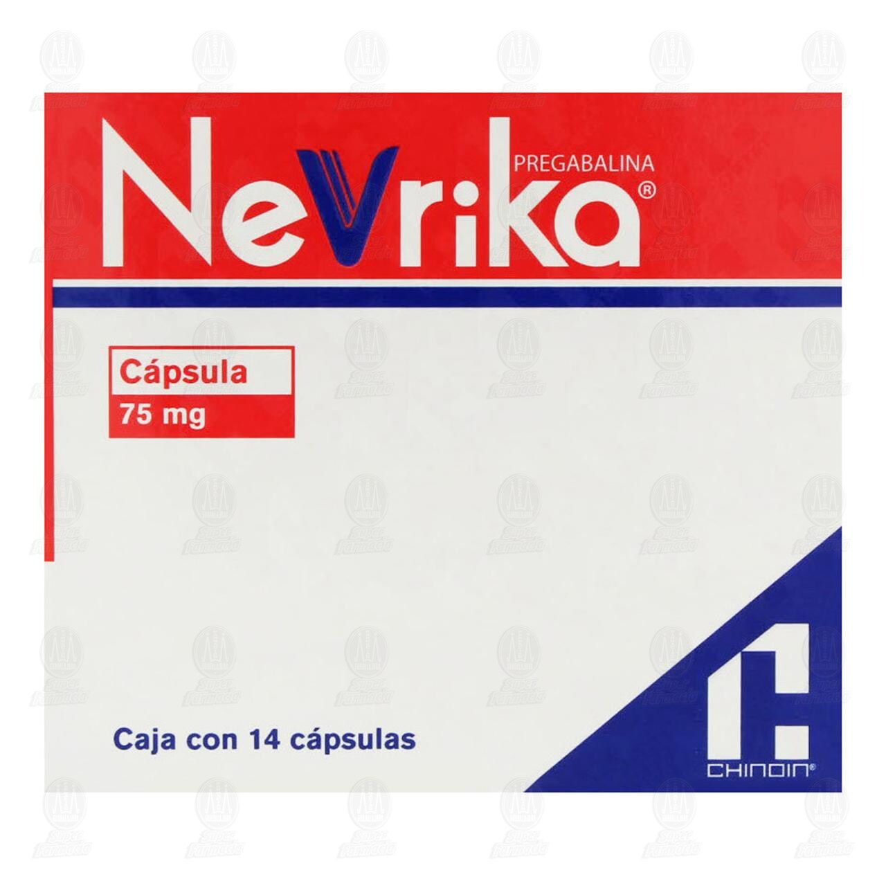 Nevrika 75 mg, 14 C&aacute;psulas. image number 1