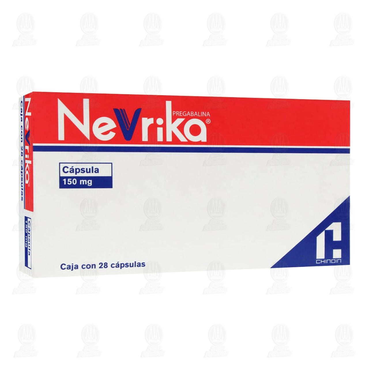 Nevrika 150 mg, 28 C&aacute;psulas. image number 0