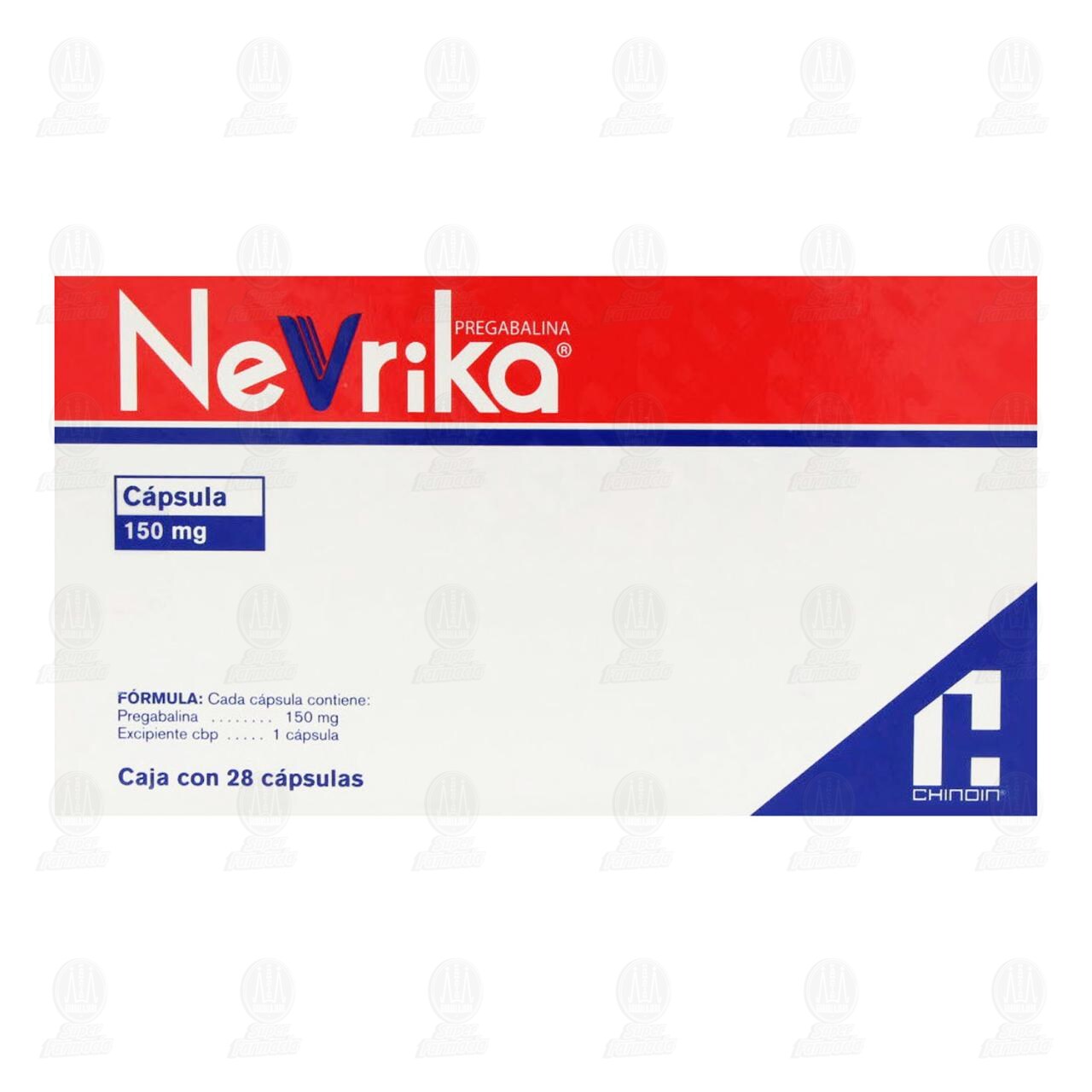 Nevrika 150 mg, 28 C&aacute;psulas. image number 2