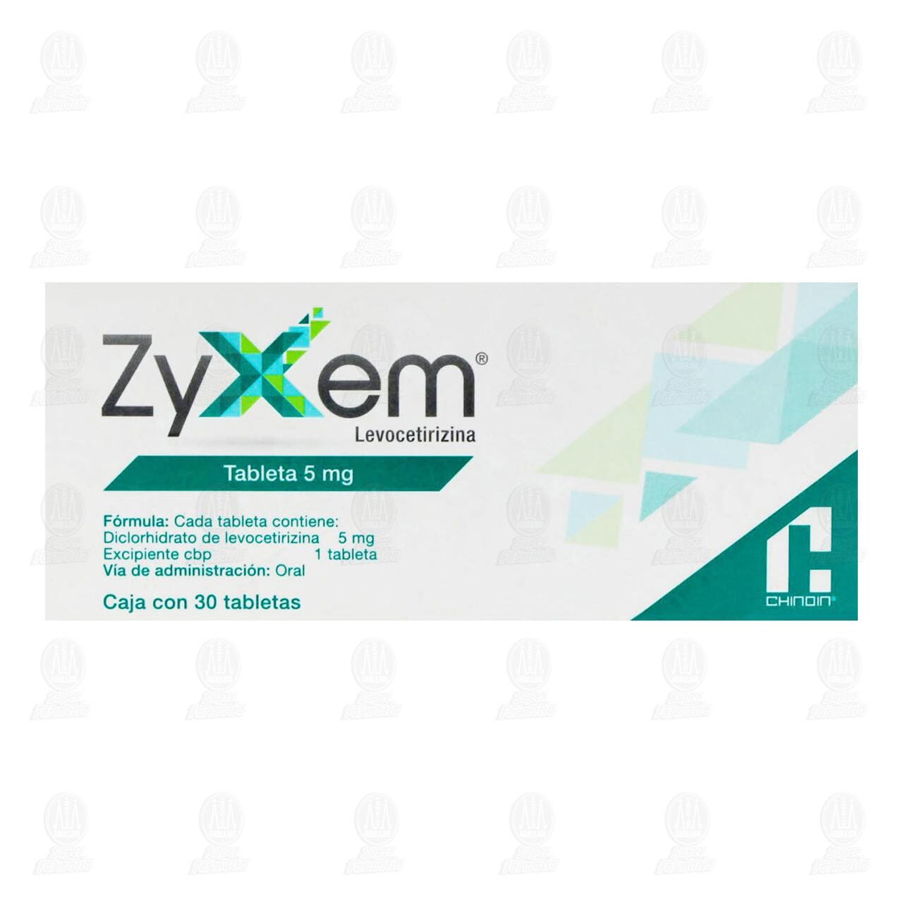 Zyxem 5 mg, 30 Tabletas. image number 2