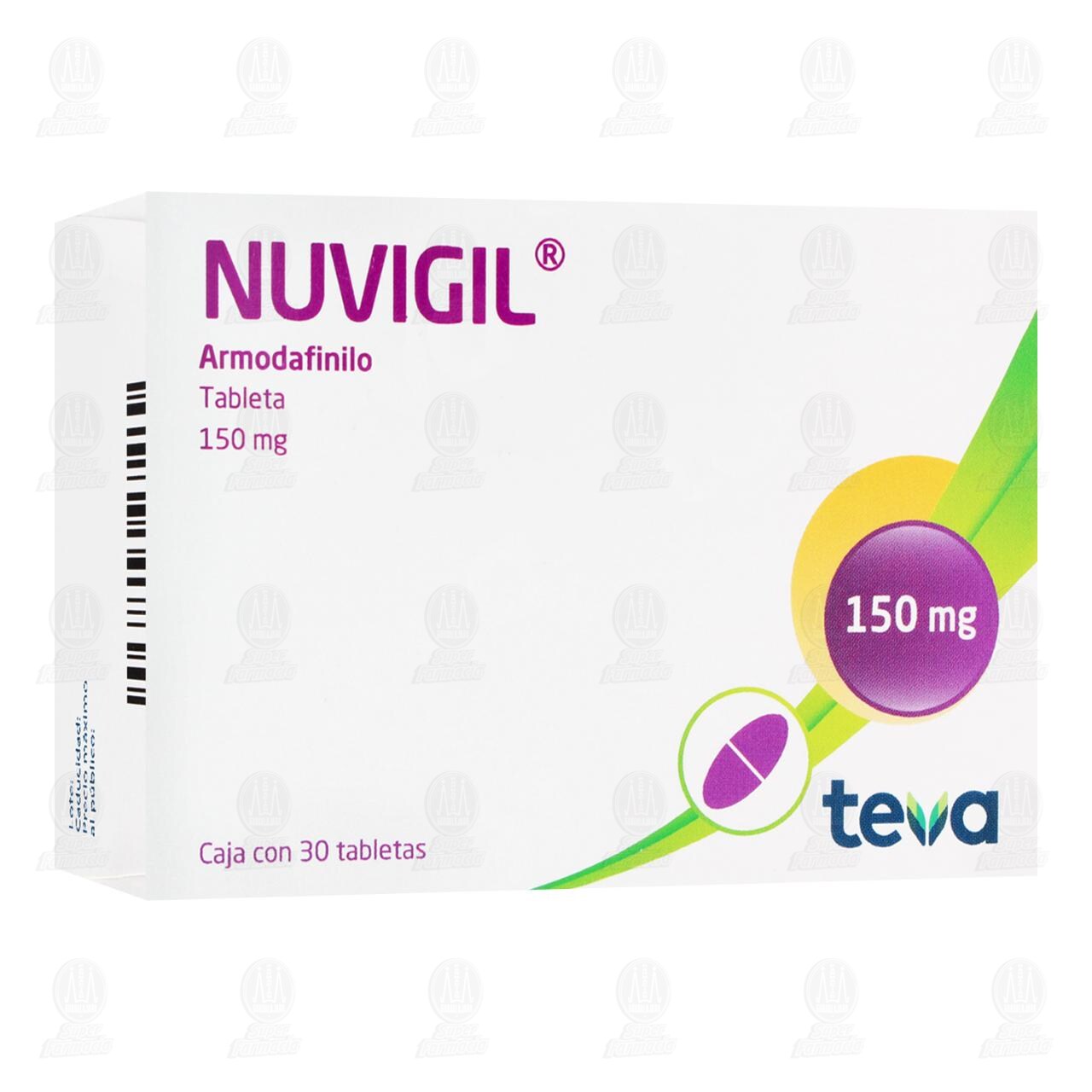 Nuvigil 150 mg, 30 Tabletas. image number 0